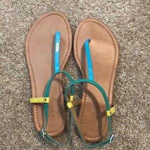 Multi-color NY&C sandals
